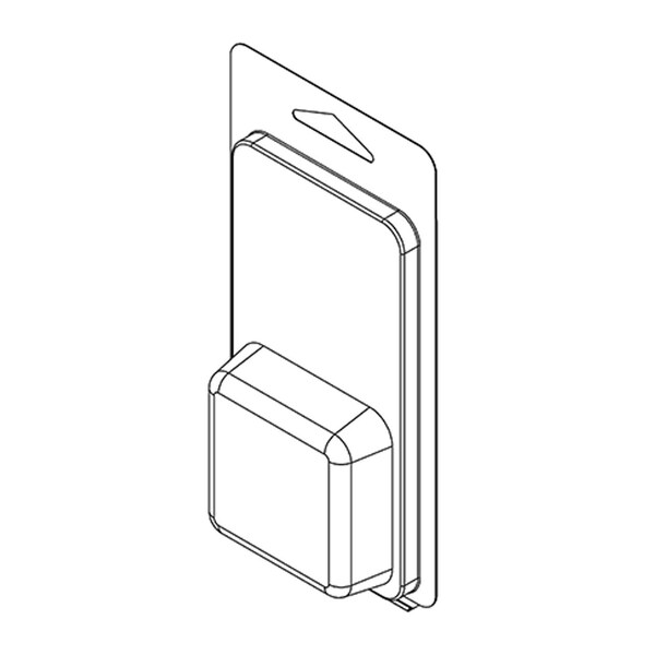 Visipak Thermoform-CLAMSHELL-#102-6.125-3.125-2.063-2.063-0.688-0.012-CLEAR-STOCK 102TF - main